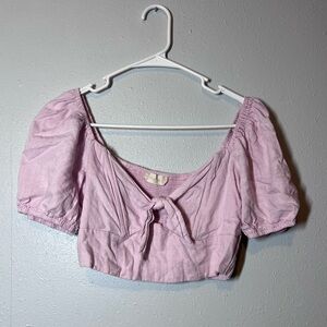 Altar’d State Pink Crop Top